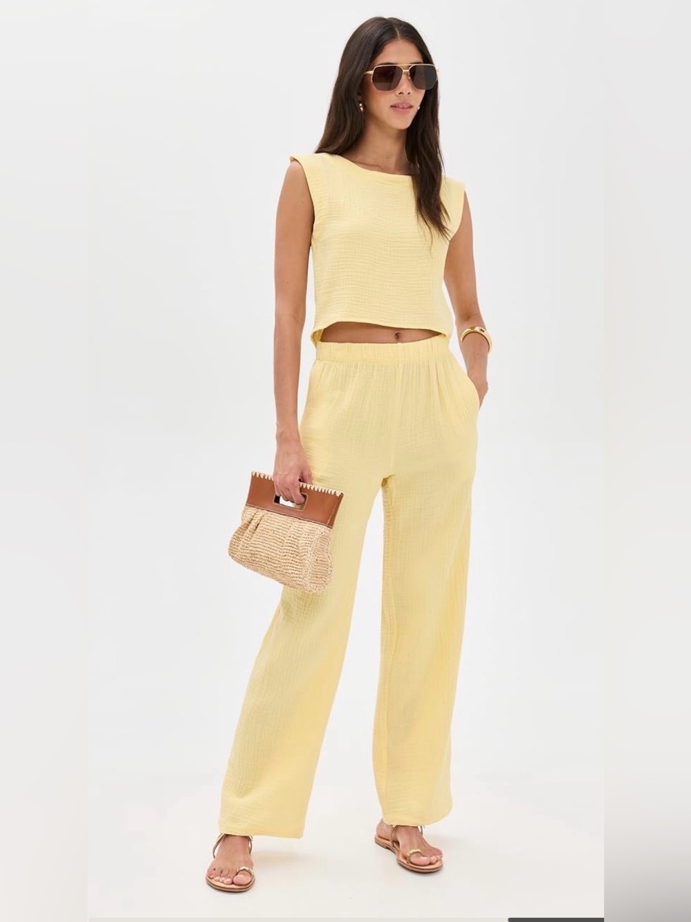 NWT Shopbop - Le Bop - Odette Pants - banana color 1 size small - $98